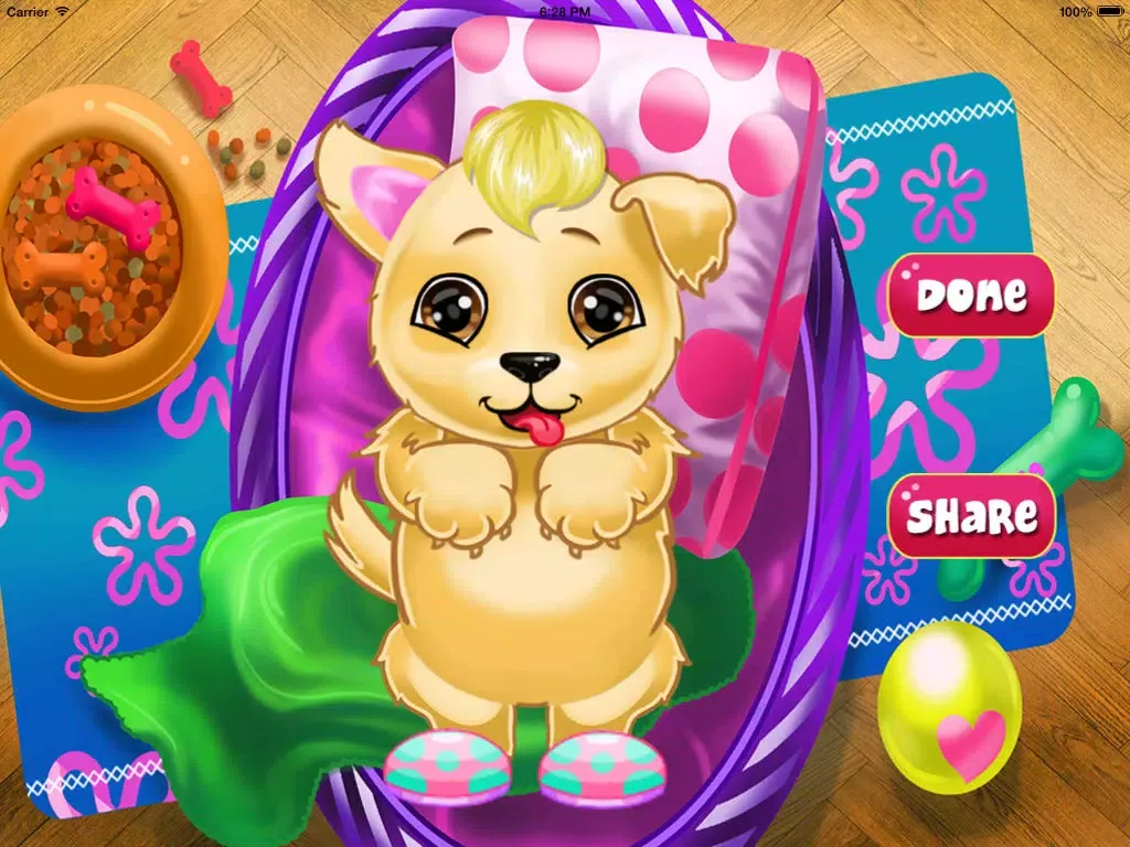 Captures d'écran de pet care salon - puppy games for free iPad 