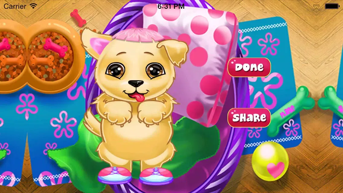 Captures d'écran de pet care salon - puppy games for free