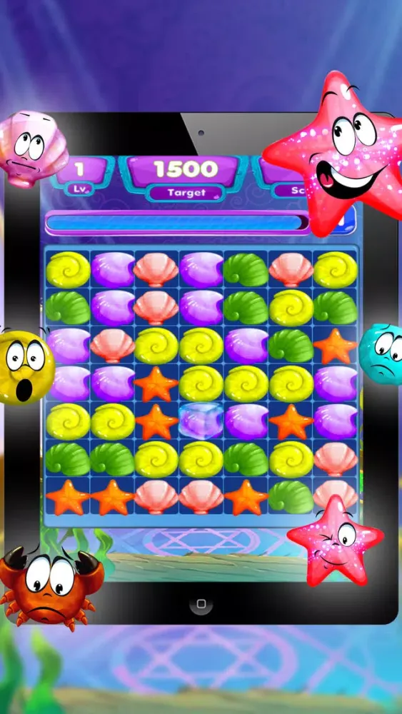 ภาพหน้าจอของ splash link - Ocean & Under Water pop Puzzle Game Free with Friends