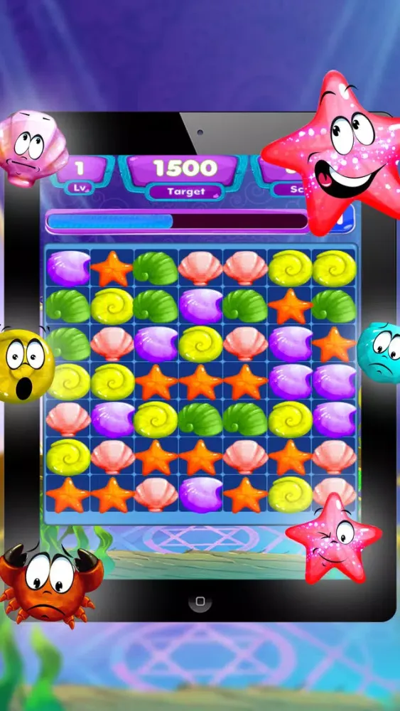 ภาพหน้าจอของ splash link - Ocean & Under Water pop Puzzle Game Free with Friends