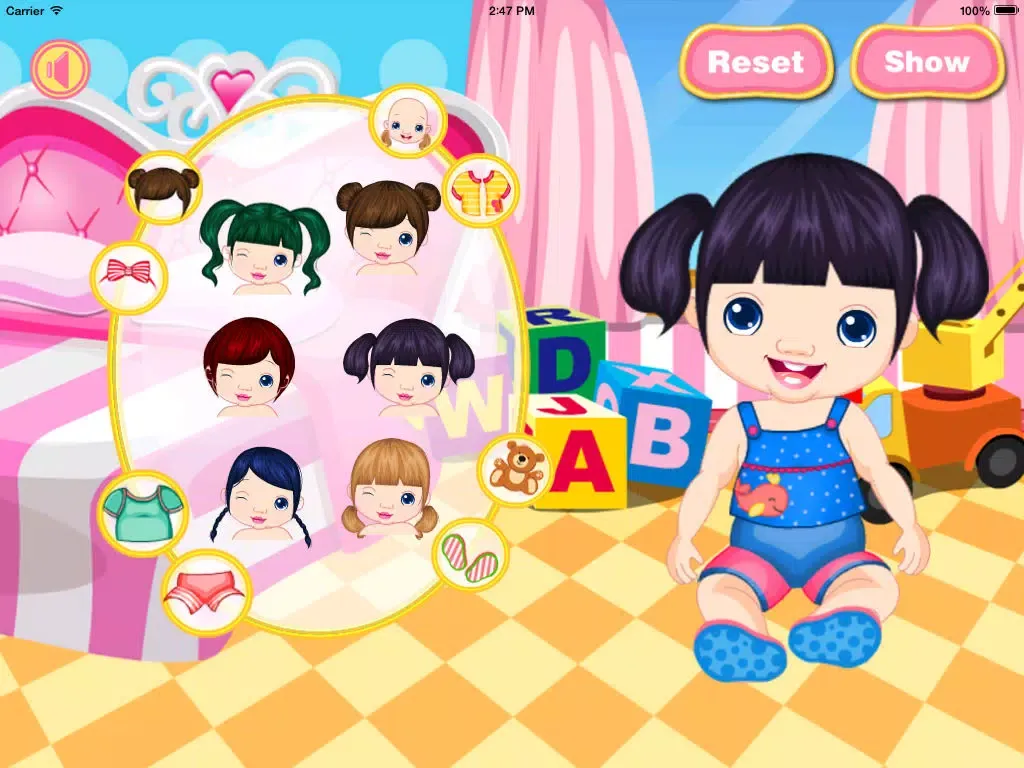 Beautiful Baby Dressup iPad  Ekran Görüntüleri