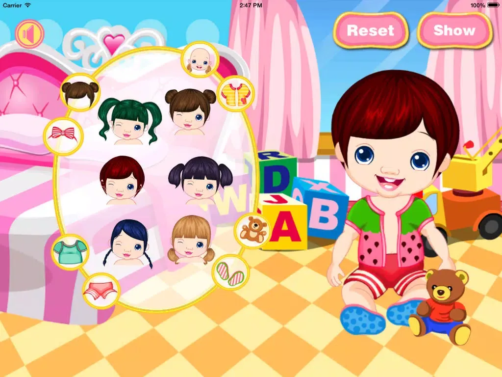 Beautiful Baby Dressup iPad  Ekran Görüntüleri