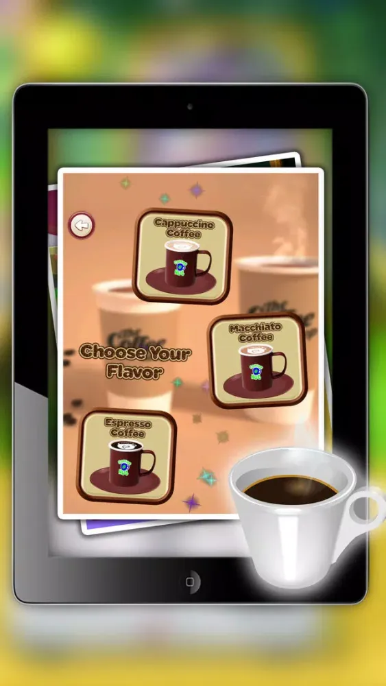 iCe & hot Coffee maker - Make creamy dessert in this cooking fever game for kids Screenshots