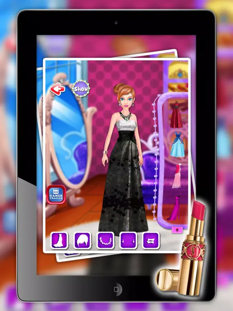 doll prom salon - Dressing Up Missy International: beauty fashion show and princess party dress up doll games for girls iPad  Screenshots