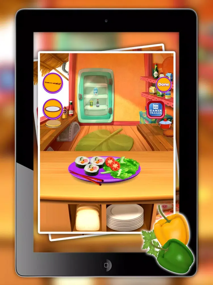 Sushi maker - japanes dish - Sushi Maker & Preschool kids games iPad  स्क्रीनशॉट