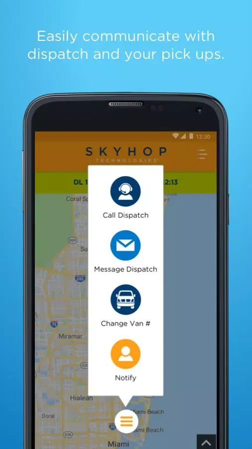 Captures d'écran de SkyHop Driver