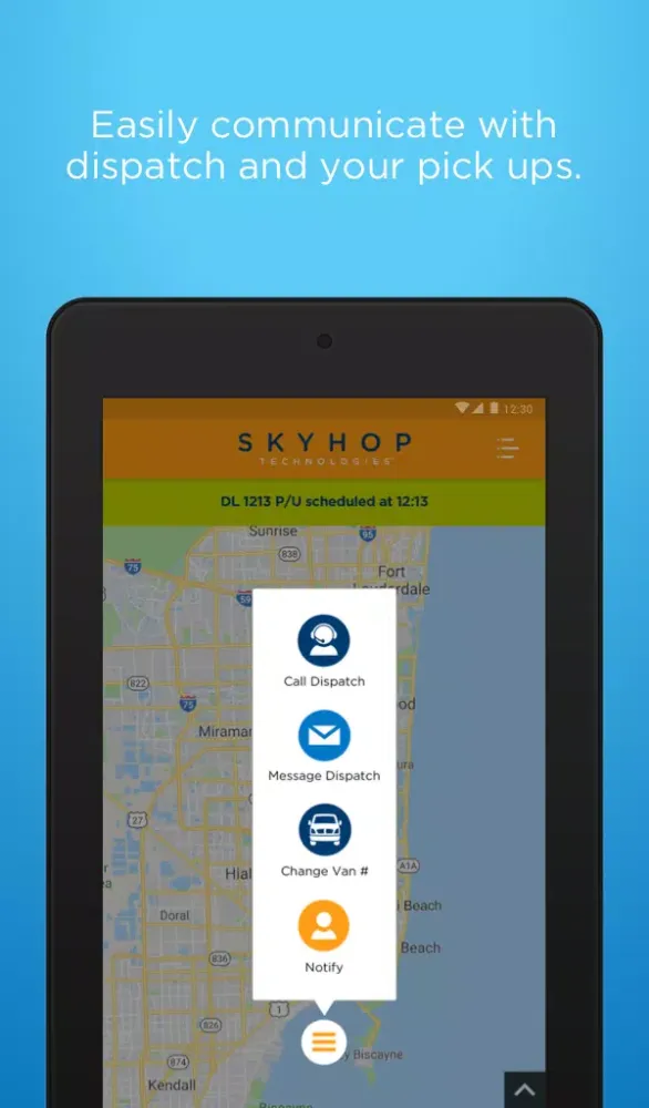 Captures d'écran de SkyHop Driver