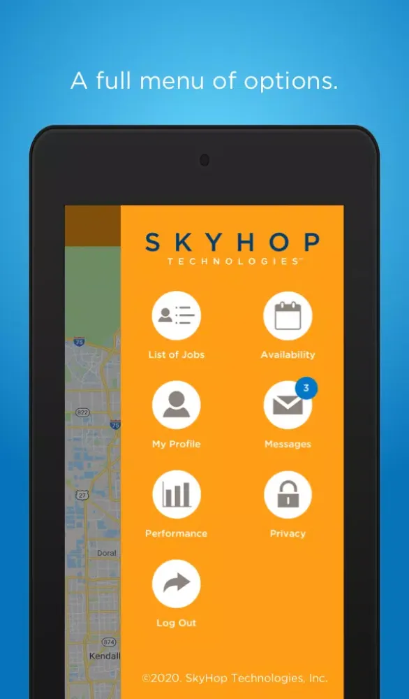 Captures d'écran de SkyHop Driver