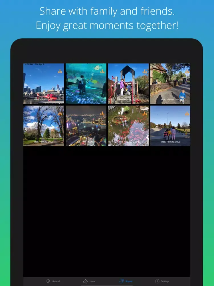 ภาพหน้าจอของ Easy Video Share Cloud Storage iPad 
