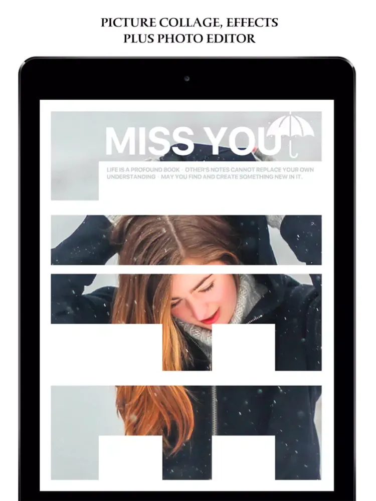 تصاویر Magic Pic Frame - photo collage and text camera iPad 