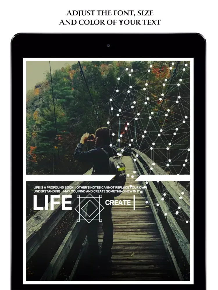 تصاویر Magic Pic Frame - photo collage and text camera iPad 