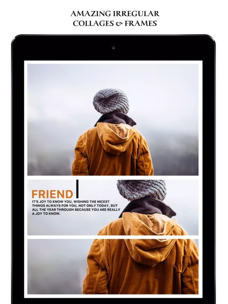 تصاویر Magic Pic Frame - photo collage and text camera iPad 