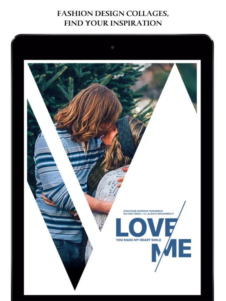 تصاویر Magic Pic Frame - photo collage and text camera iPad 