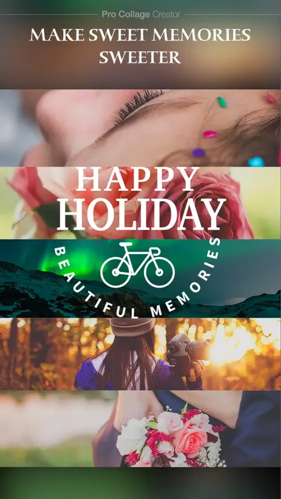 Скриншоты Pro Collage Creator – Add beautiful text & artwork to photos