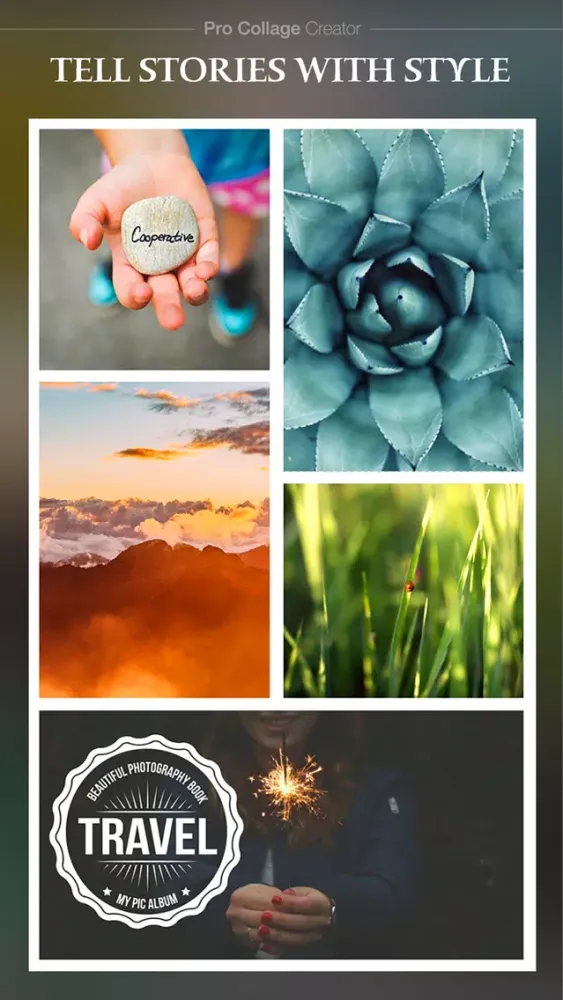 Скриншоты Pro Collage Creator – Add beautiful text & artwork to photos