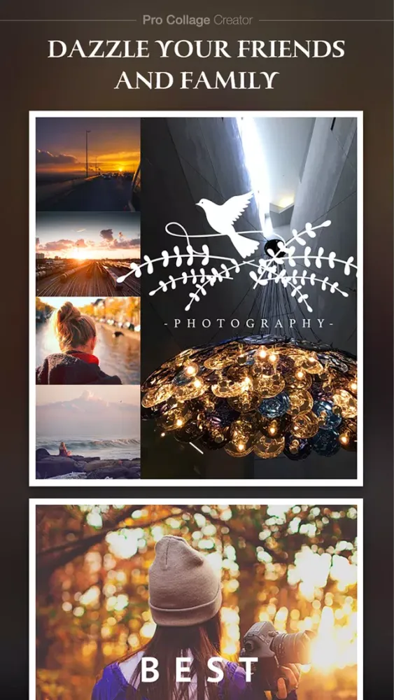 Скриншоты Pro Collage Creator – Add beautiful text & artwork to photos
