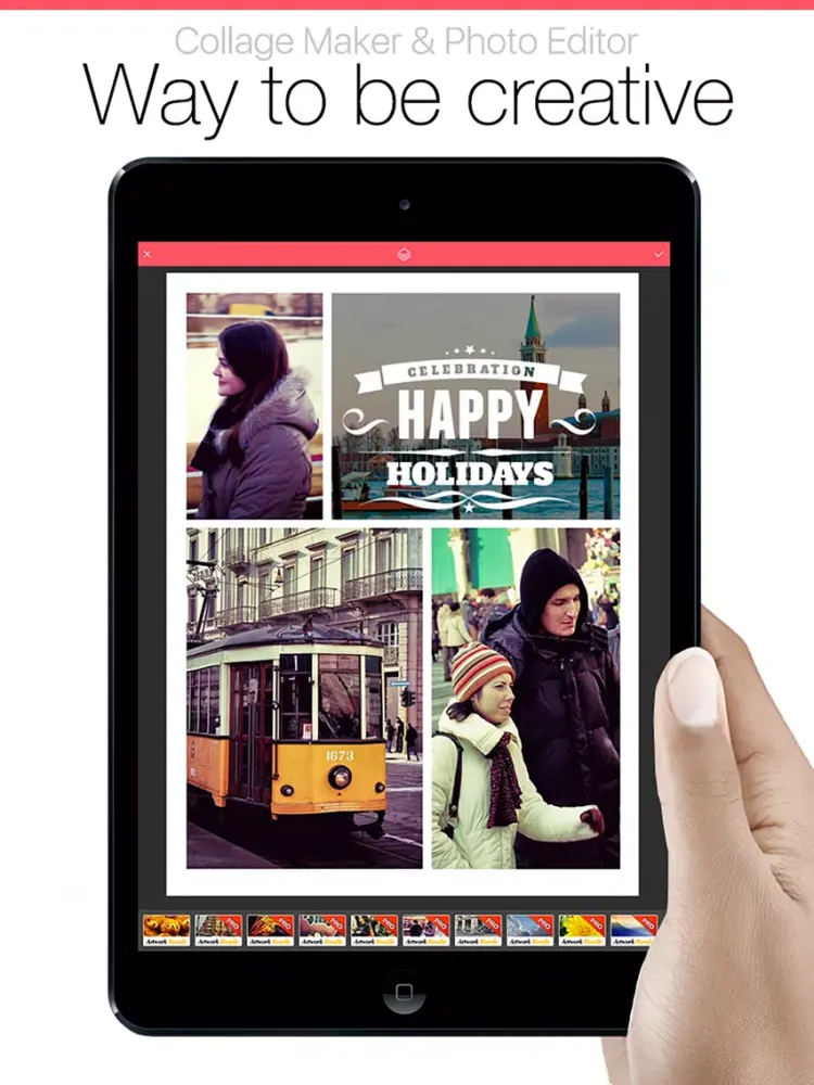 Captures d'écran de Pic Collage Jointer Grid Pro - Collage Maker & Photo Editor iPad 