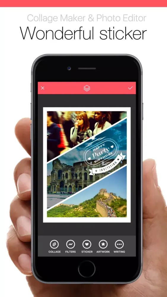 Captures d'écran de Pic Collage Jointer Grid Pro - Collage Maker & Photo Editor