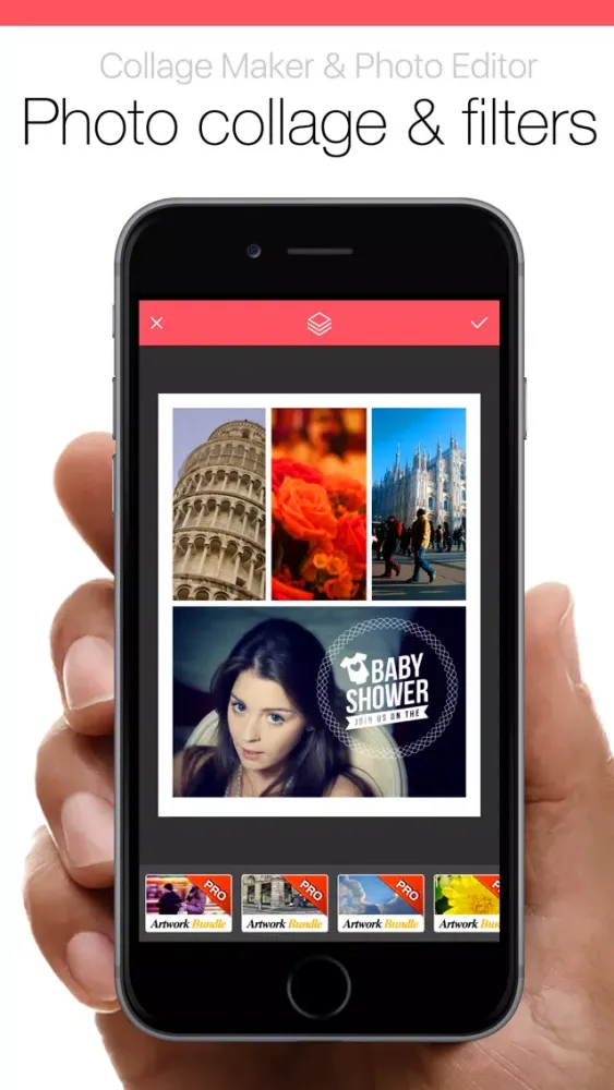 Captures d'écran de Pic Collage Jointer Grid Pro - Collage Maker & Photo Editor