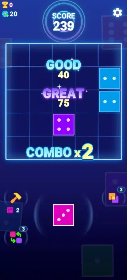 Zrzuty ekranu Neno Dice:Merge Puzzle