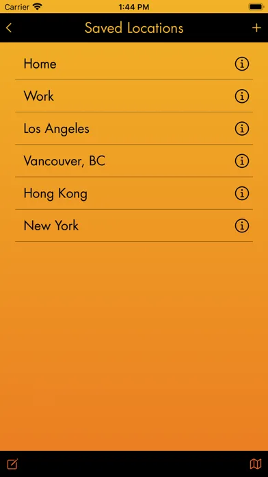 Capturas de tela do Currently - A Weather App