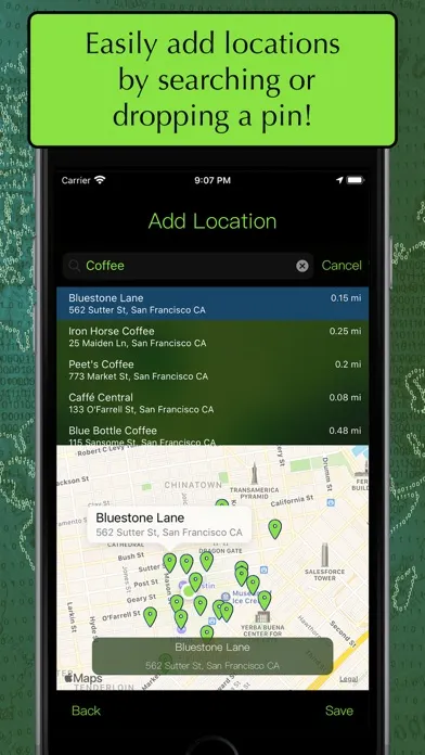 MapIt - Map Multiple Locations سکرین شاٹس