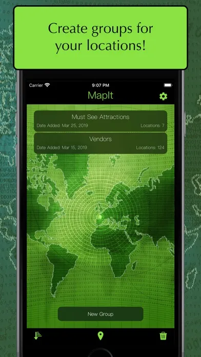 MapIt - Map Multiple Locations سکرین شاٹس