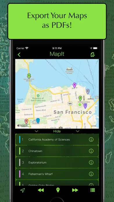 MapIt - Map Multiple Locations سکرین شاٹس