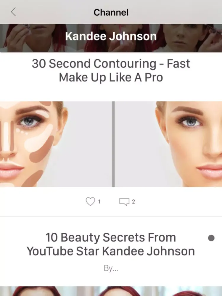 Tangkapan skrin Beautybomb iPad 