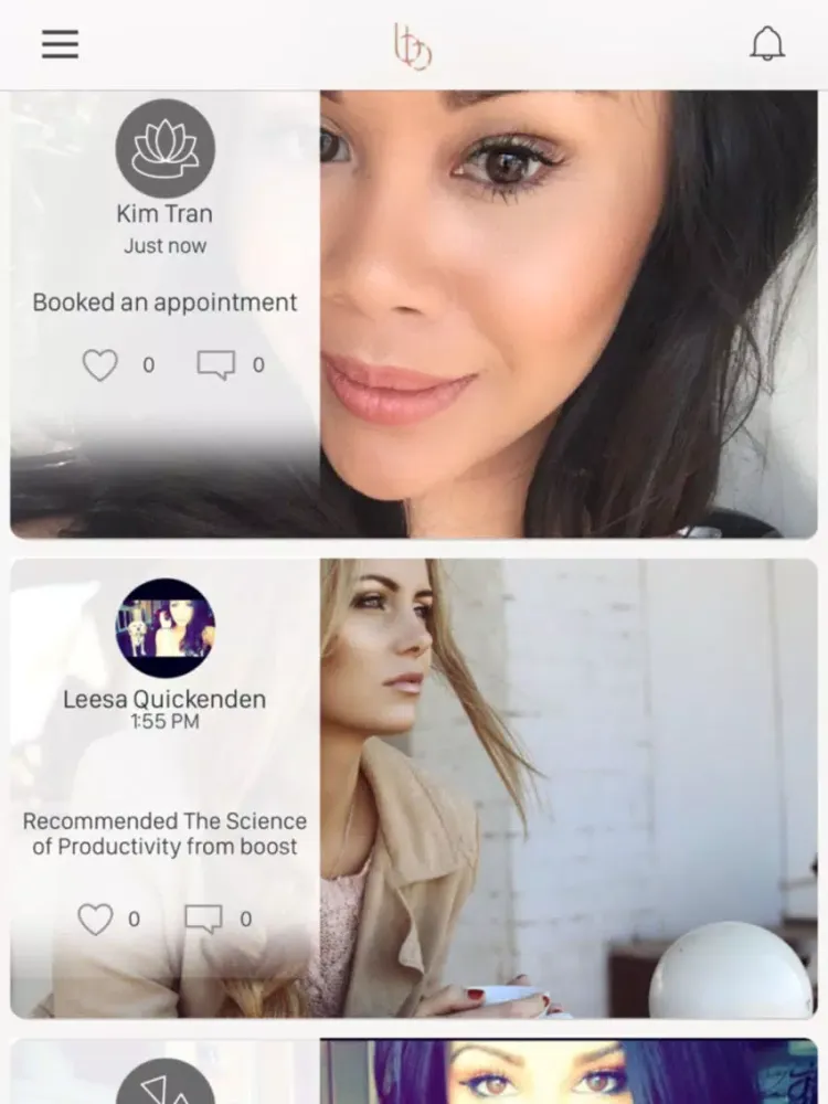 Tangkapan skrin Beautybomb iPad 