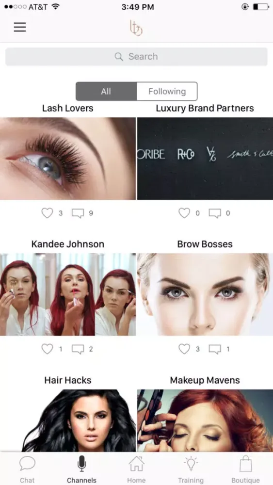 Tangkapan skrin Beautybomb