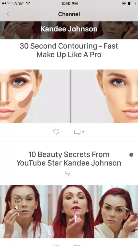 Tangkapan skrin Beautybomb