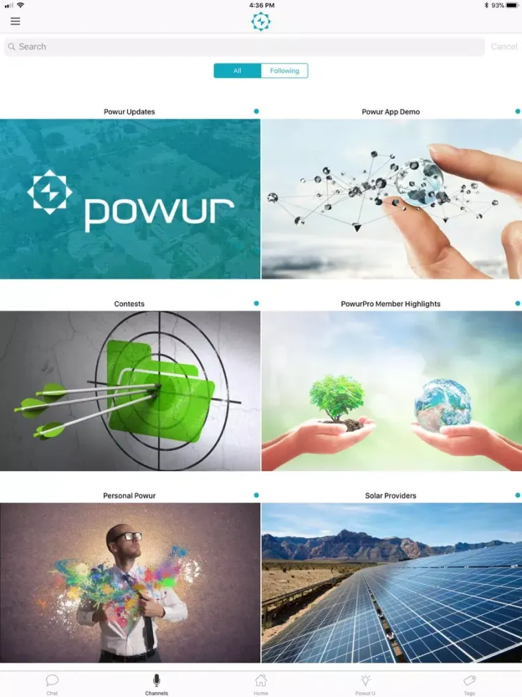 Screenshot di Powur PBC iPad 
