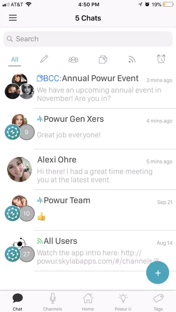 Screenshot di Powur PBC