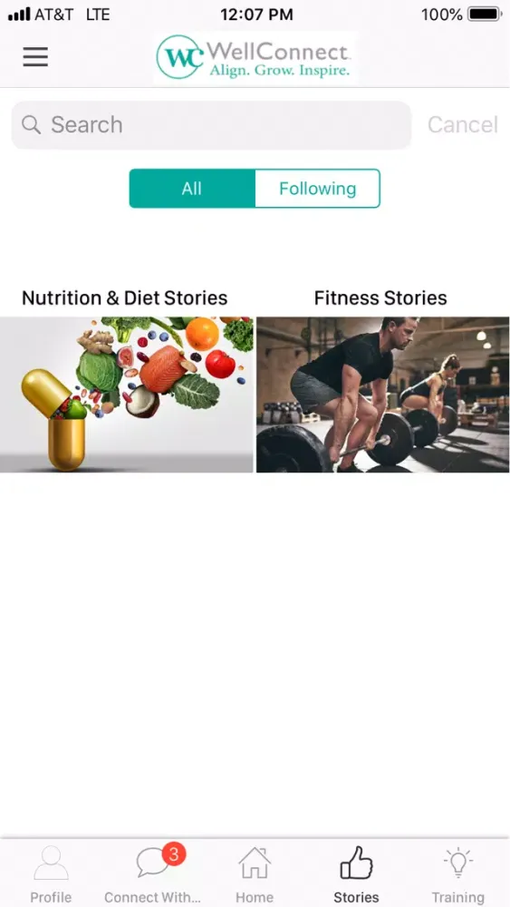 Capturas de pantalla de WellConnectApp