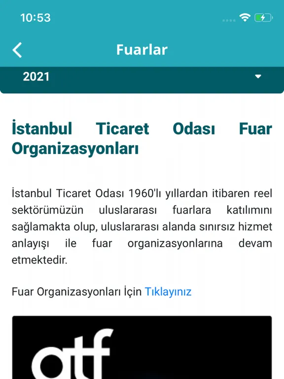 Captures d'écran de İTO iPad 