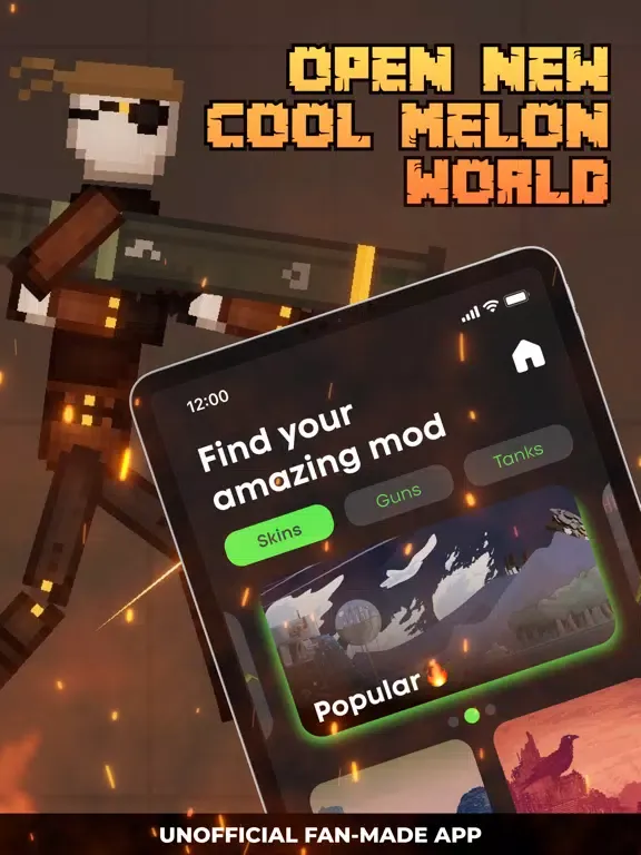 Mod Pack for Melon Playground iPad  Ekran Görüntüleri