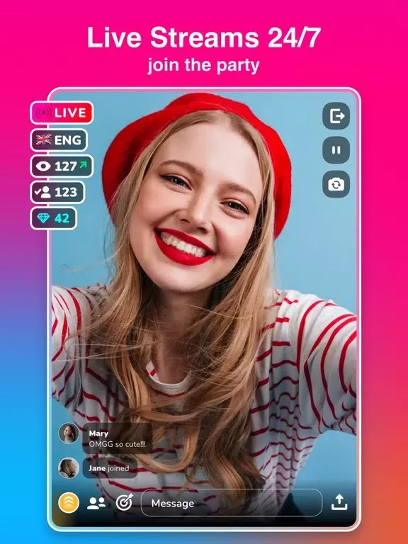 Hola - Live Video Chat, Stream iPad  স্ক্রিনশট