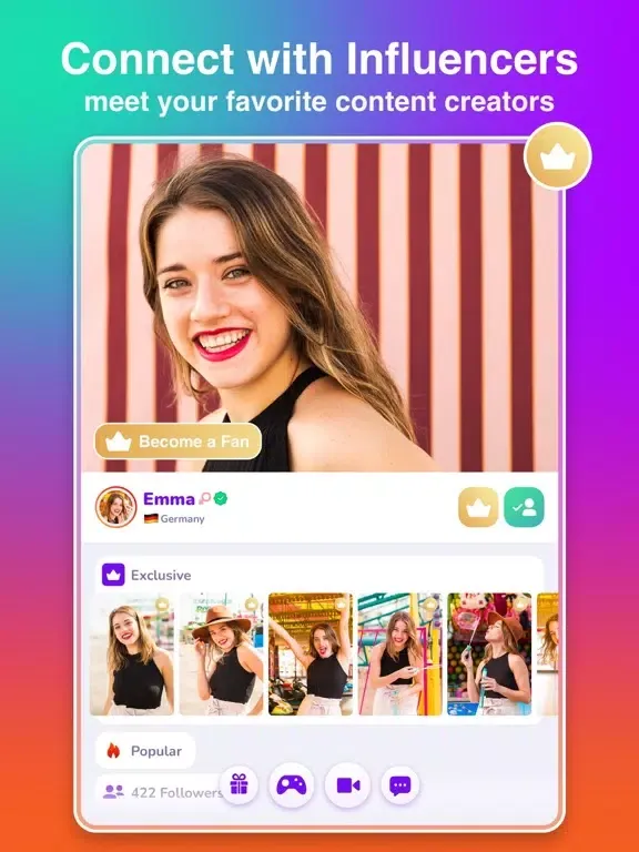 Hola - Live Video Chat, Stream iPad  স্ক্রিনশট