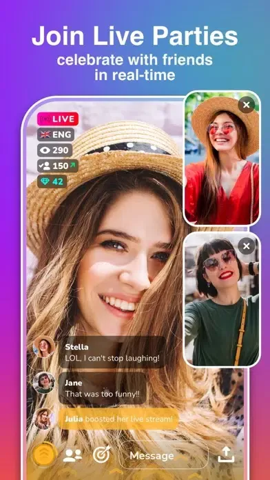 Hola - Live Video Chat, Stream স্ক্রিনশট