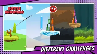 Ảnh chụp màn hình của Red Ball:Bottle Shooting