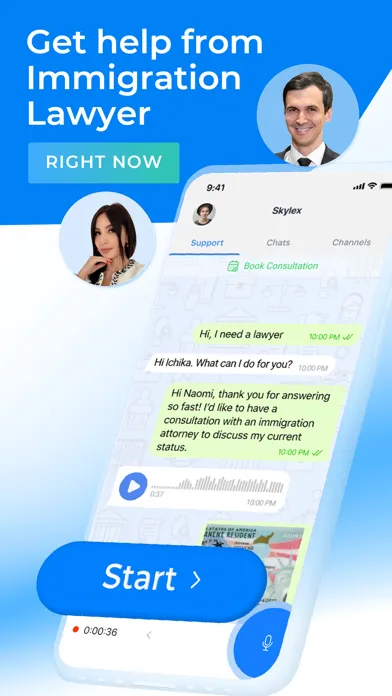 Skylex - Immigration Lawyer سکرین شاٹس