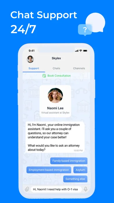 Skylex - Immigration Lawyer سکرین شاٹس
