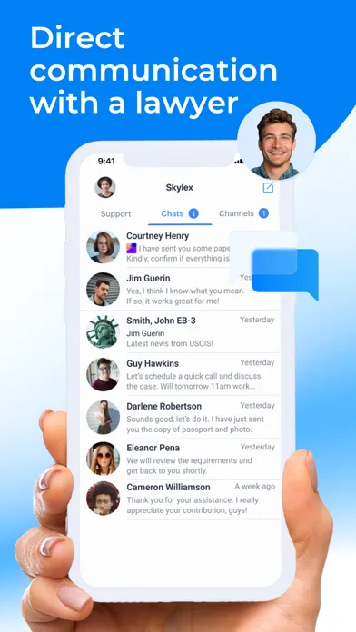 Skylex - Immigration Lawyer سکرین شاٹس