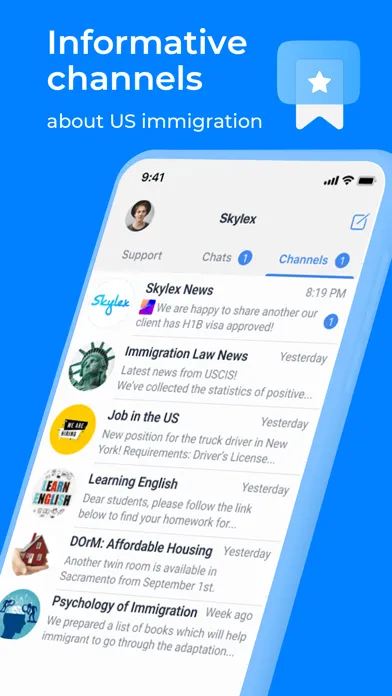 Skylex - Immigration Lawyer سکرین شاٹس