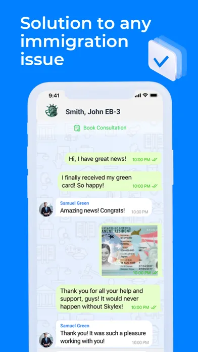Skylex - Immigration Lawyer سکرین شاٹس