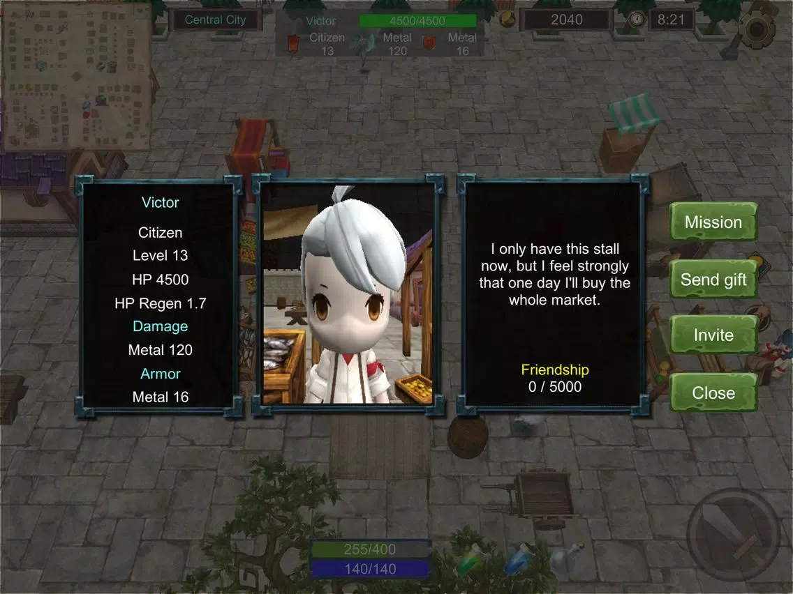 Capturas de tela do The Legend of Faty iPad 