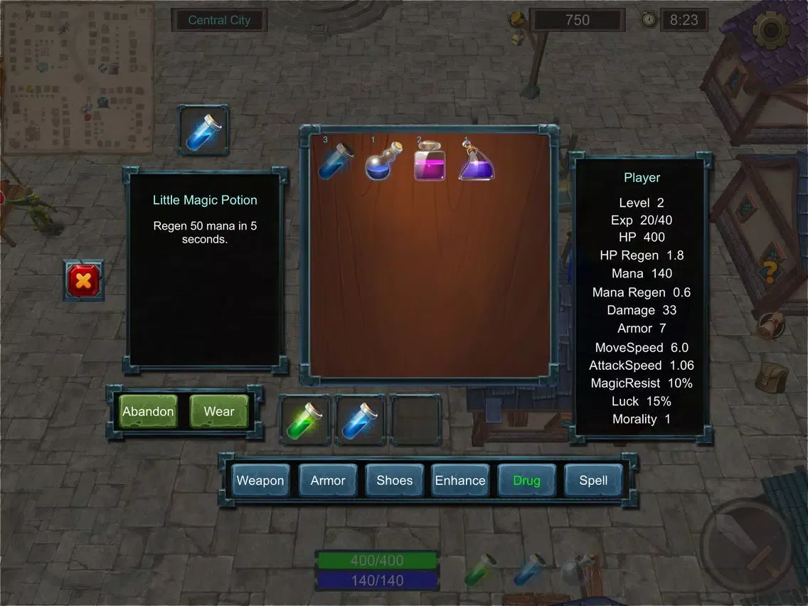 Capturas de tela do The Legend of Faty iPad 