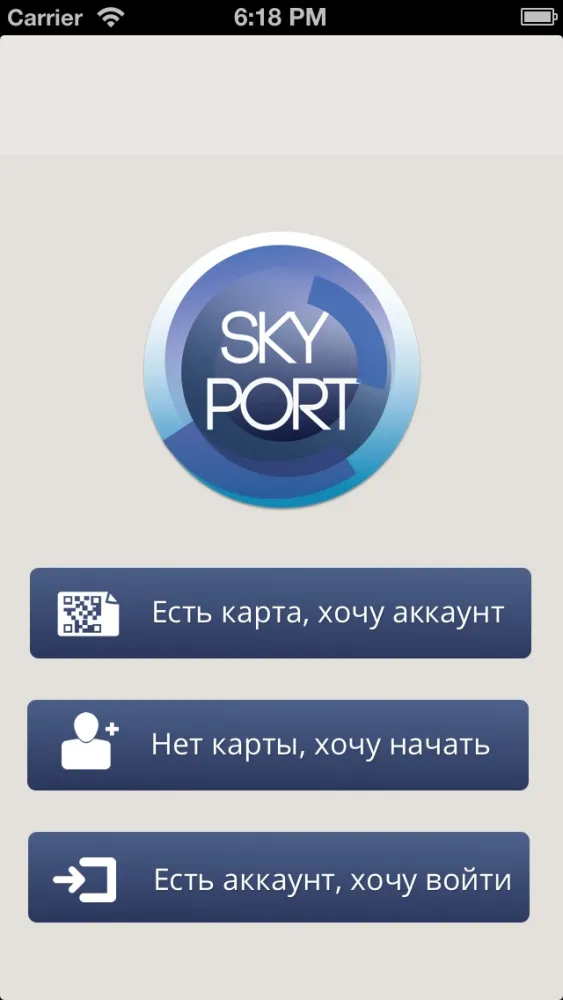 ภาพหน้าจอของ SkyPort