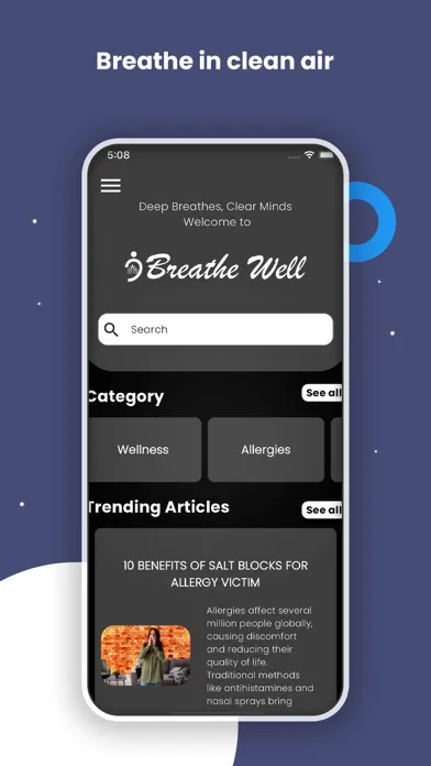 Ảnh chụp màn hình của Breathe-Well